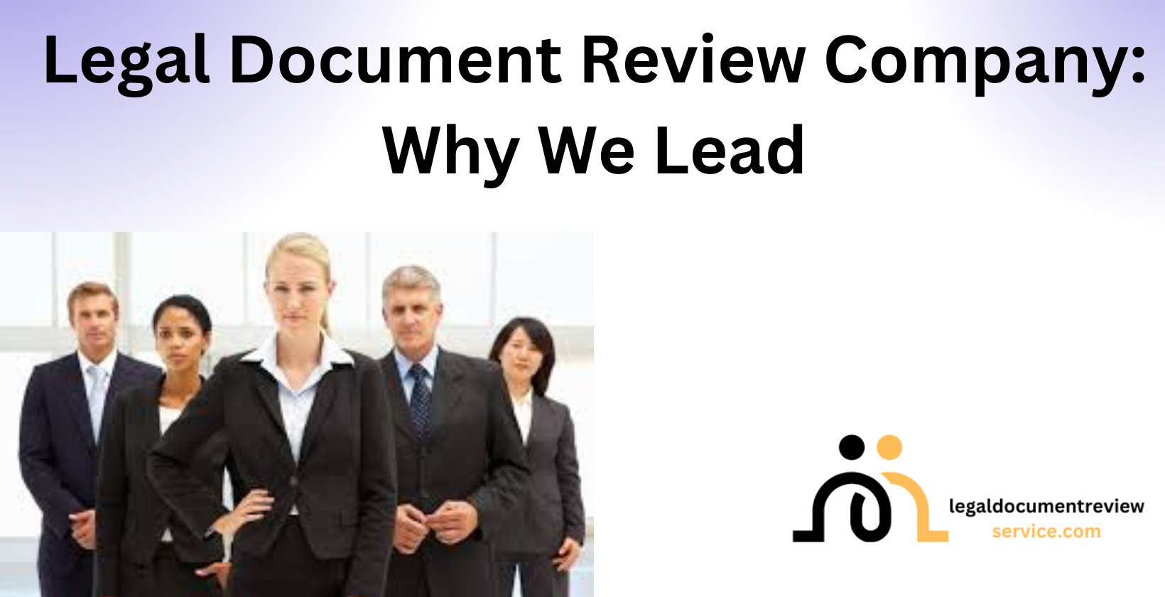 Top-rated legal document review company team