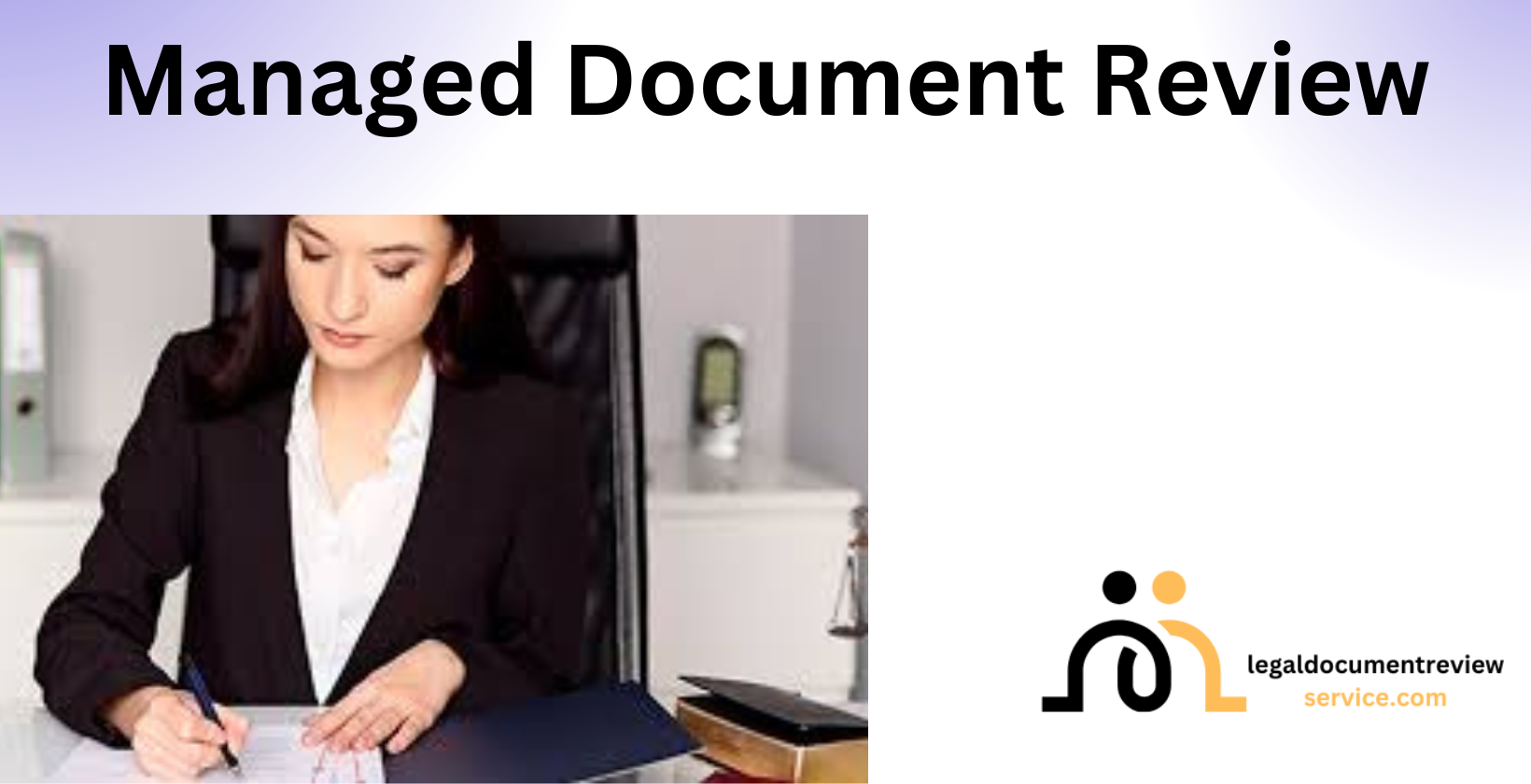 lawyer reviewing legal documents