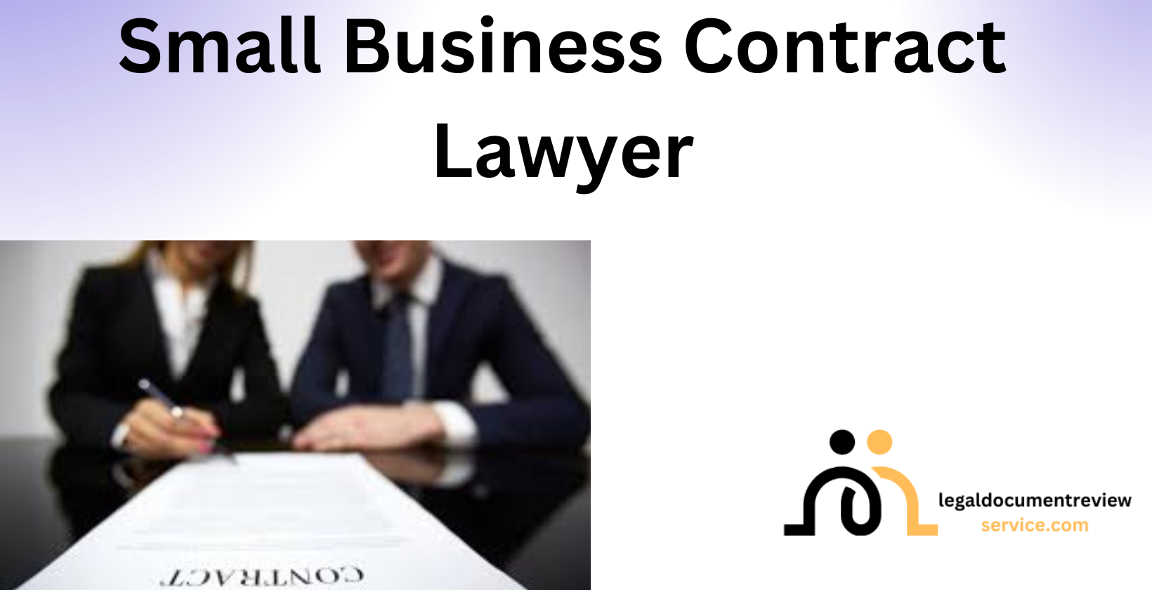 Small business lawyer advising entrepreneur on contracts